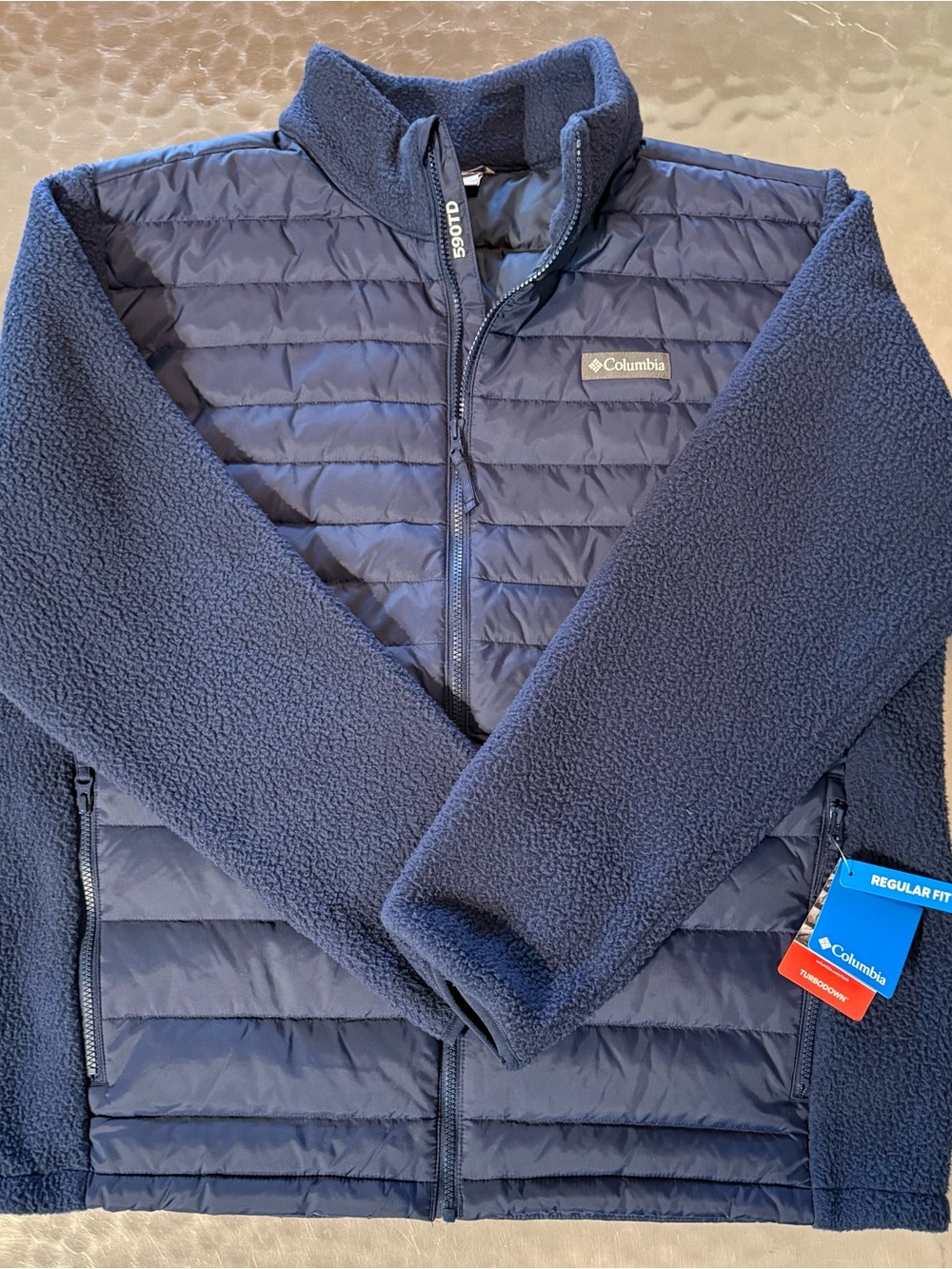 NWT Columbia Juniper Peak 590TD TurboDown Hybrid Jacket – Navy Blue